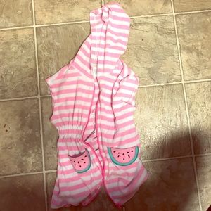 Gymboree watermelon beach cover up